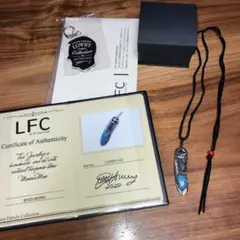 LFC ターコイズ フェザー ペンダントトップ WHEEL WORKS