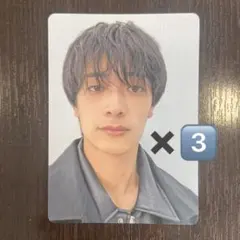 なにわ男子 アシンメトリーblack nightmare高橋恭平 トレカ 3枚