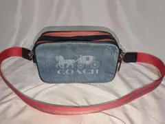 COACH　ホース アンド キャリッジ プリント デニム ジェス コンバーチブル
