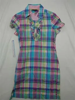 ◎トミー ヒルフィガー チェック柄ワンピース 8号 レディース