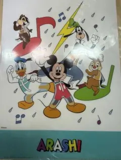 ARASHI ミッキーマウス クリアファイル