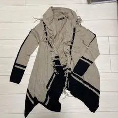 ROSEBUD フリンジニットカーディガン