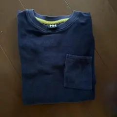 HELLY HANSEN パイル地 ポケットTシャツ ネイビー WMのサムネイル