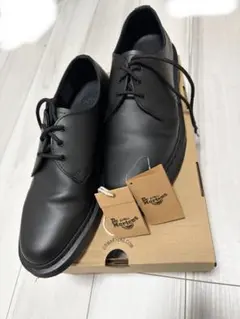 【美品】Dr.Martens 1461 MONO UK9 28cm 黒 3ホール