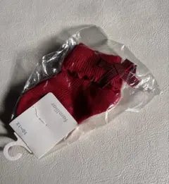 ファミリア ベビー靴下 赤 11cm 10cm～12cm 赤チェック