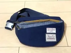 マスターピース×ハリスツイード スラッシュ ボディバッグ ウエストポーチ 日本製