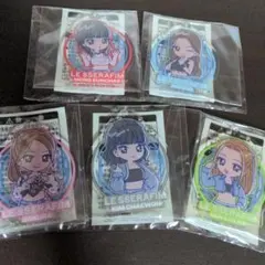 【全5種コンプセット】ルセラフィム　のすたるぽっぷアクリルプレートキーホルダー