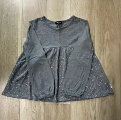 〈COMME CA ISM〉140A 長袖カットソー グレー