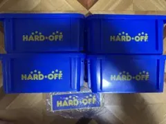 4個セット　新品　ハードオフ コンテナボックス ジャンクボックス　ステッカー付