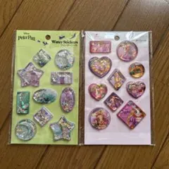 ティンカーベル　ラプンツェル　ウォーターシール セリア