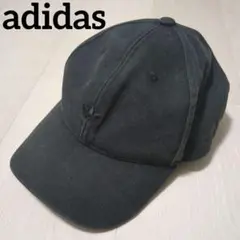 adidas ロゴ ブラック キャップ フリーサイズ