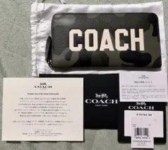 COACH アコーディオン ウォレット・カモ プリント コーチグラフィック長財布のサムネイル