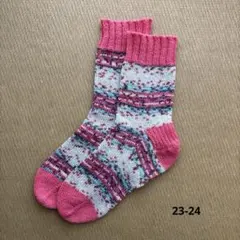 手編み靴下 ウール