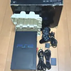 2026年最新】PlayStation 2 ミッドナイト・ブラック SCPH-50000NBの