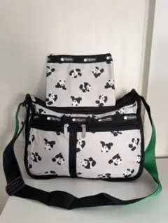 レスポートサックパンダpandaショルダーバッグ