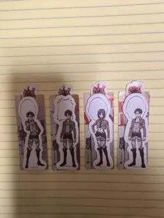 進撃の巨人 メモ用紙 4枚セット