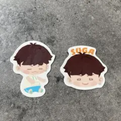 BTSスシローコラボのSUGAステッカー②枚