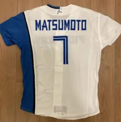 北海道20周年ワッペン付きプロコレクションホームユニフォーム松本選手 O(XL)