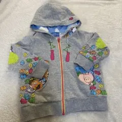 トイストーリー ディズニー公式 フード付きパーカー グレー