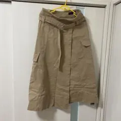 ZARA ベルト付きカーゴロングスカートのサムネイル
