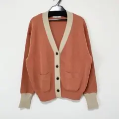 ジャーナルスタンダードレリューム ダブルニットコントラストカーディガン