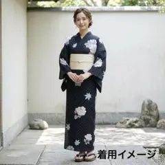 美品 フェイラー 浴衣と帯のセット ハイジ柄 ネイビー - メルカリ