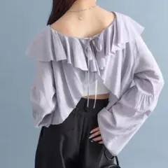 mystic ラッフルボレロブラウス