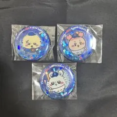 ちいかわ MLB コラボ ホログラム 缶バッジ モモンガ 古本屋 ラッコ セット