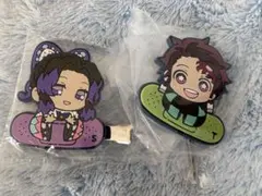 鬼滅の刃　ばんちょうこう　ヘアクリップ 竈門炭治郎 胡蝶しのぶ