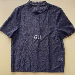GU レースブラウス