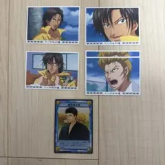 テニスの王子様 越前南次郎他トレーディングカードセット6枚セット
