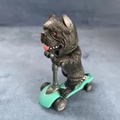 アニマル　プルバック　キックボード　フィギュア　 フルブレ　フレンチブルドッグ