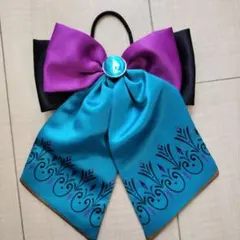 アナと雪の女王 ヘアポニー リボン DISNEY FROZEN　エルサ　ヘアゴム