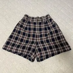 honeys チェック柄 ショートパンツ Mサイズ 秋