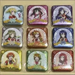 9種コンプリートセット 缶バッジ 海外限定 μ's ラブライブ