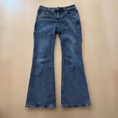 【専用】GU スリムフレアジーンズ　65 BLUE 丈標準　M