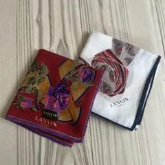LANVIN COLLECTION ハンカチ2枚セットのサムネイル