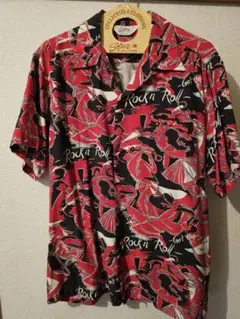 もちふわさん専用【STAR OF HOLLYWOOD】アフリカンアニマル柄 アロ STAR OF HOLLYWOOD】アフリカンアニマル柄 アロハ ピンク XL