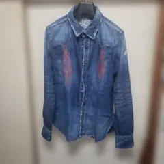TMTの加工デニムシャツのサムネイル