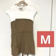 切り替えデザイン　半袖　コラボ