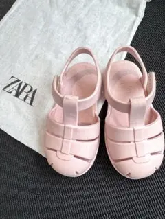 ZARA ラバーサンダル 13cm ピンク