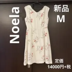Noela　ノースリーブ花柄ワンピース M 新品