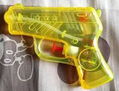トライスターシューター　 水ピス　　水鉄砲　クリアイエロー　レトロ玩具