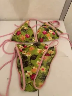 D&G Dolce & Gabbana ビキニ 花柄 グリーンのサムネイル
