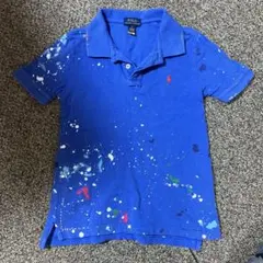 130cm Polo Ralph Lauren 青 ポロシャツ