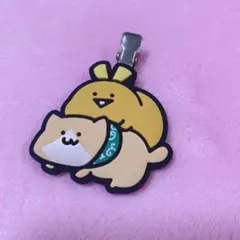 美品　お文具といっしょ★ゼリーさん＆子猫さんヘアクリップ