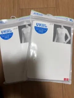 ゆず様エアリズム UVカットクルーネック長袖Tシャツ XL2枚セット