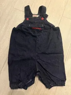 ミキハウス ダークデニムオーバーオール M80-90