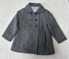 OLD NAVY　チャコールグレー　ダブルボタン　Pコート 3T