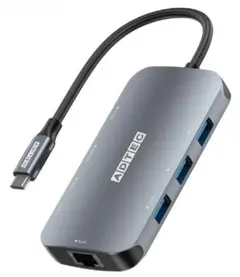 9IN1 USB-C Ethernet Hub AHUB-VCA3CP-4K60